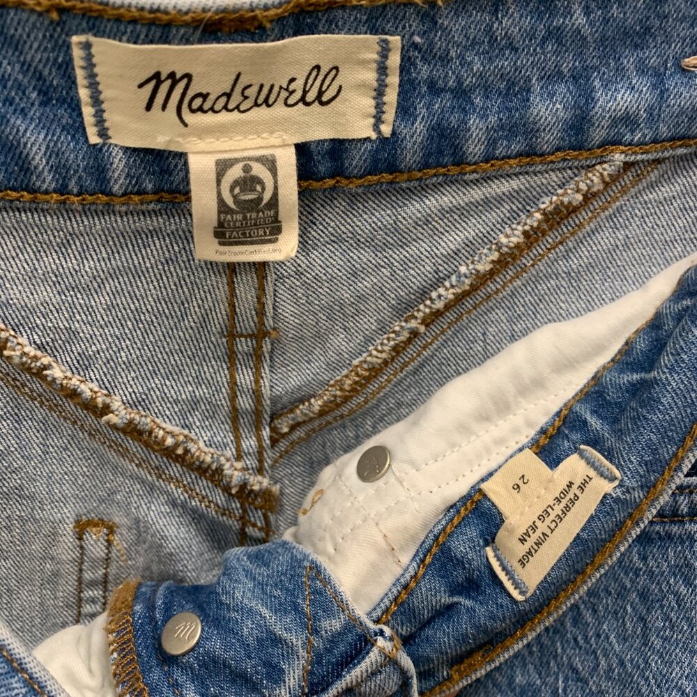 Madewell Wide Leg Jeans - Picture 2 of 2